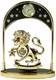Фигурка декоративная - знак зодиака с часами "Лев" 14см (67328) Фигурка декоративная - знак зодиака с часами "Лев" 14см (67328)